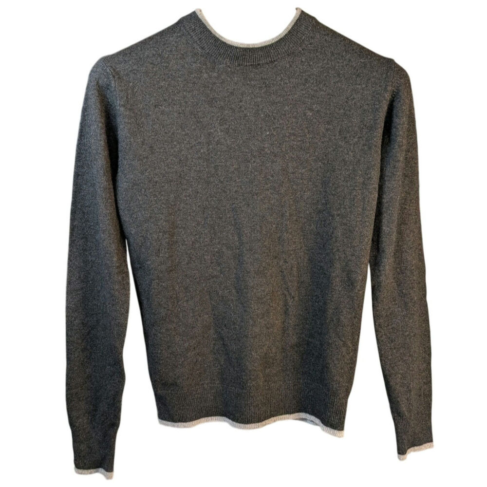 Maglificio Bartolini Made in Italy Merino Cashmere Blend Crewneck Sweater Size S